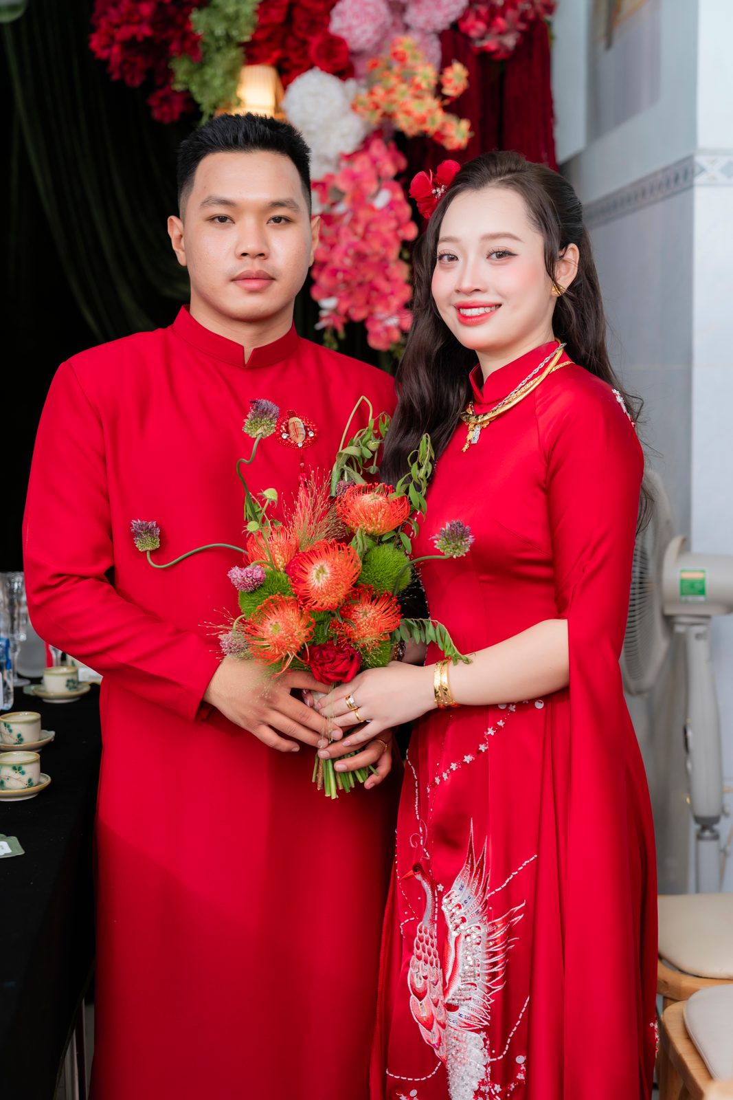 Phóng sự cưới Phương Uyên & Văn Lợi — Lễ Vu Quy sắc đỏ và tiệc cưới lộng lẫy